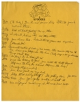 Moe Howard's Handwritten & Signed Comedy Sketch for an Episode of ''The New Three Stooges'' -- Manuscript Spans Over 10 Pages